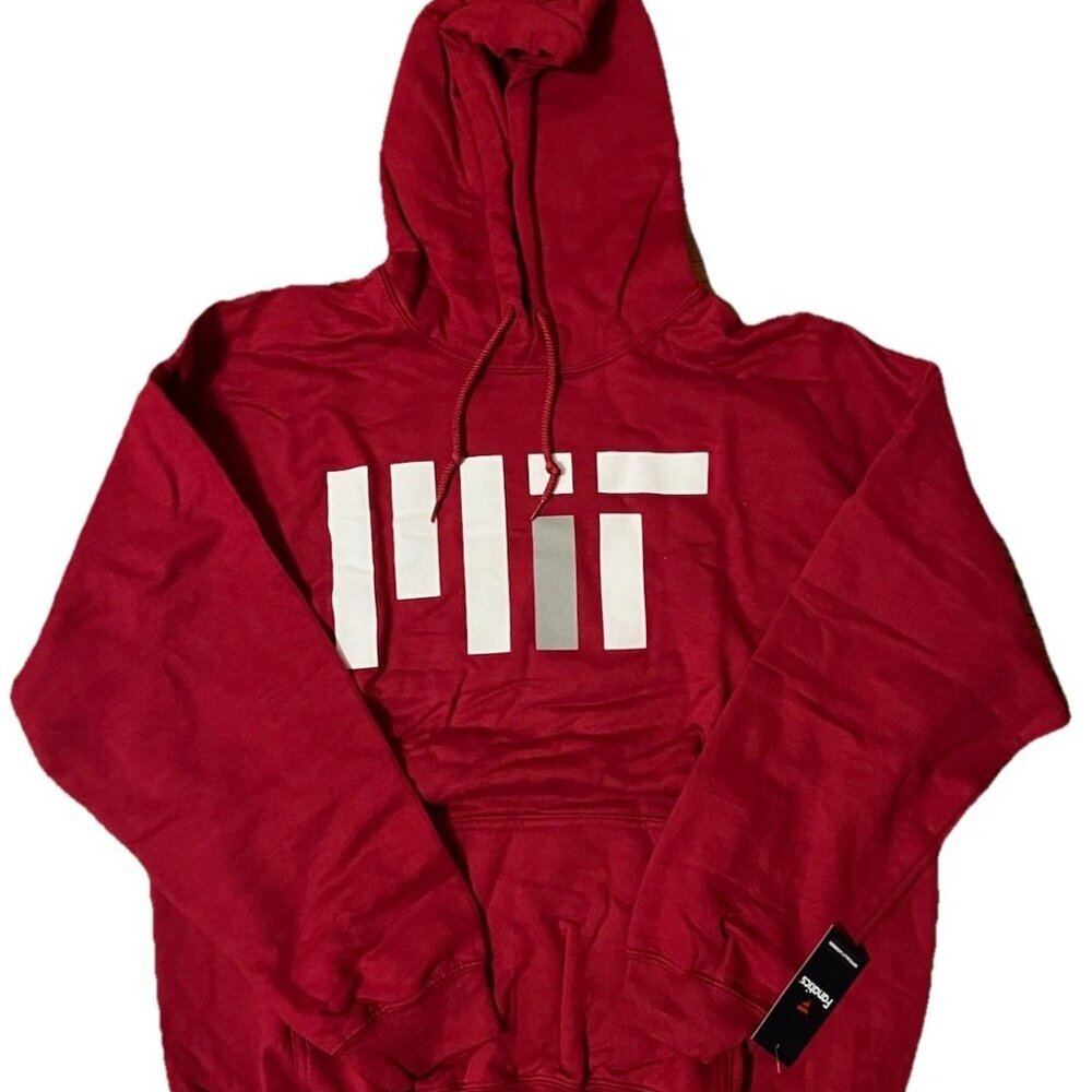 NEW Officially Licensed MIT Engineers Fanatics Fleece Pullover Hoodie XL - Red